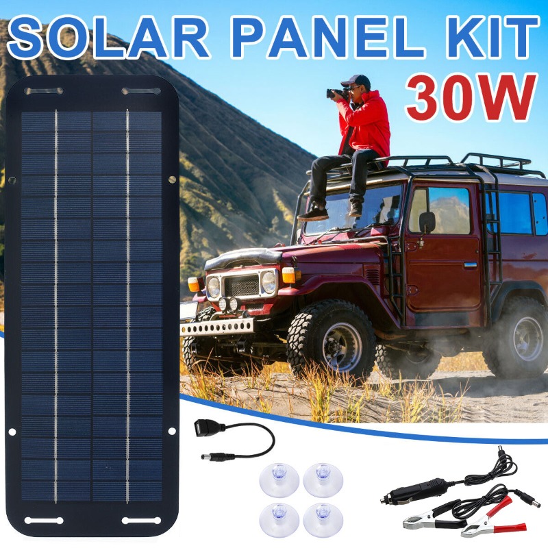 Usb Charger Dynamo - Kit de Painel Solar 12V IP65