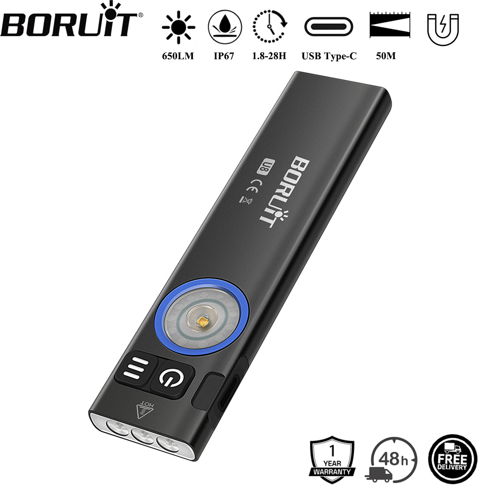 Cycling To Work - BORUiT U8 650LM EDC LED Lanterna