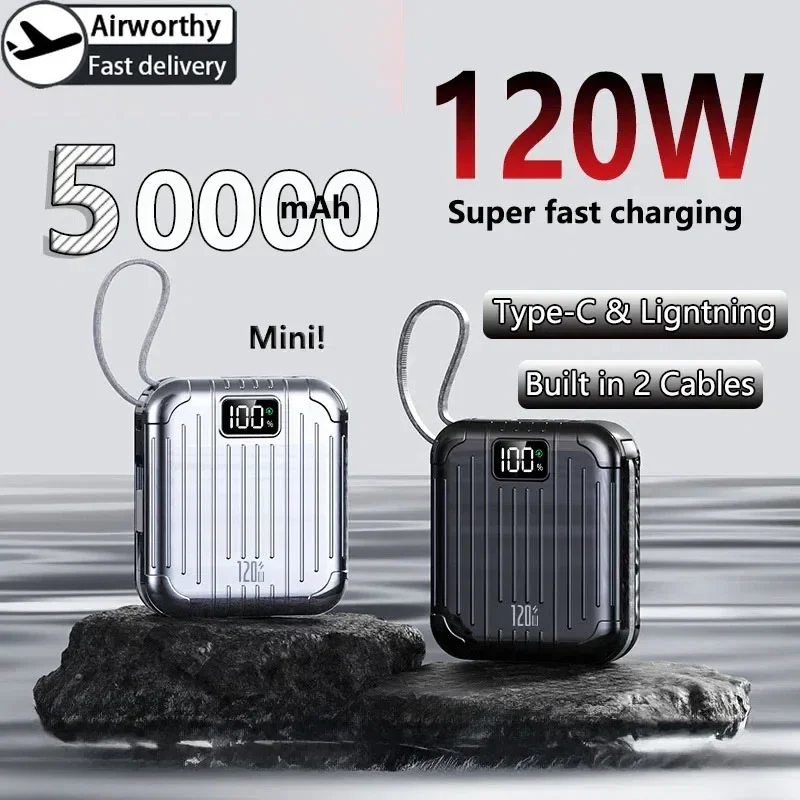 Usb Charger Dynamo - 50000mAh Mini Compact Conveniente PowerBank PD20W