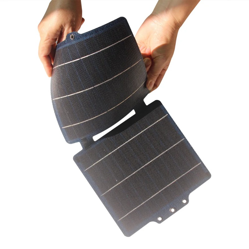 Usb Charger Dynamo - 10w 5v carregador solar dobrável etfe