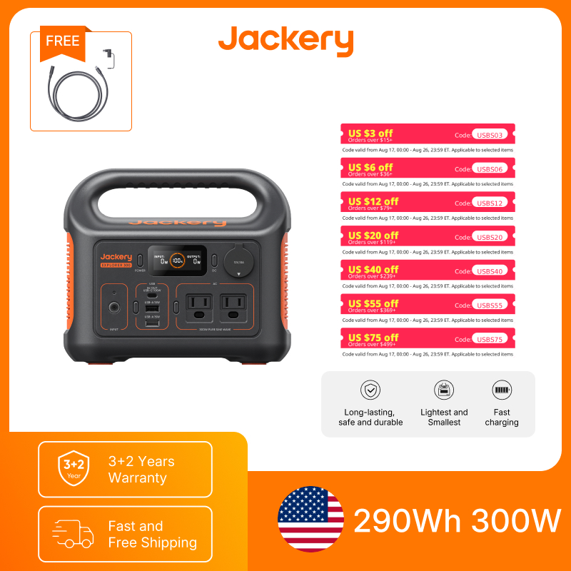 Usb Charger Dynamo - Estação de Energia Portátil Jackery Explorer