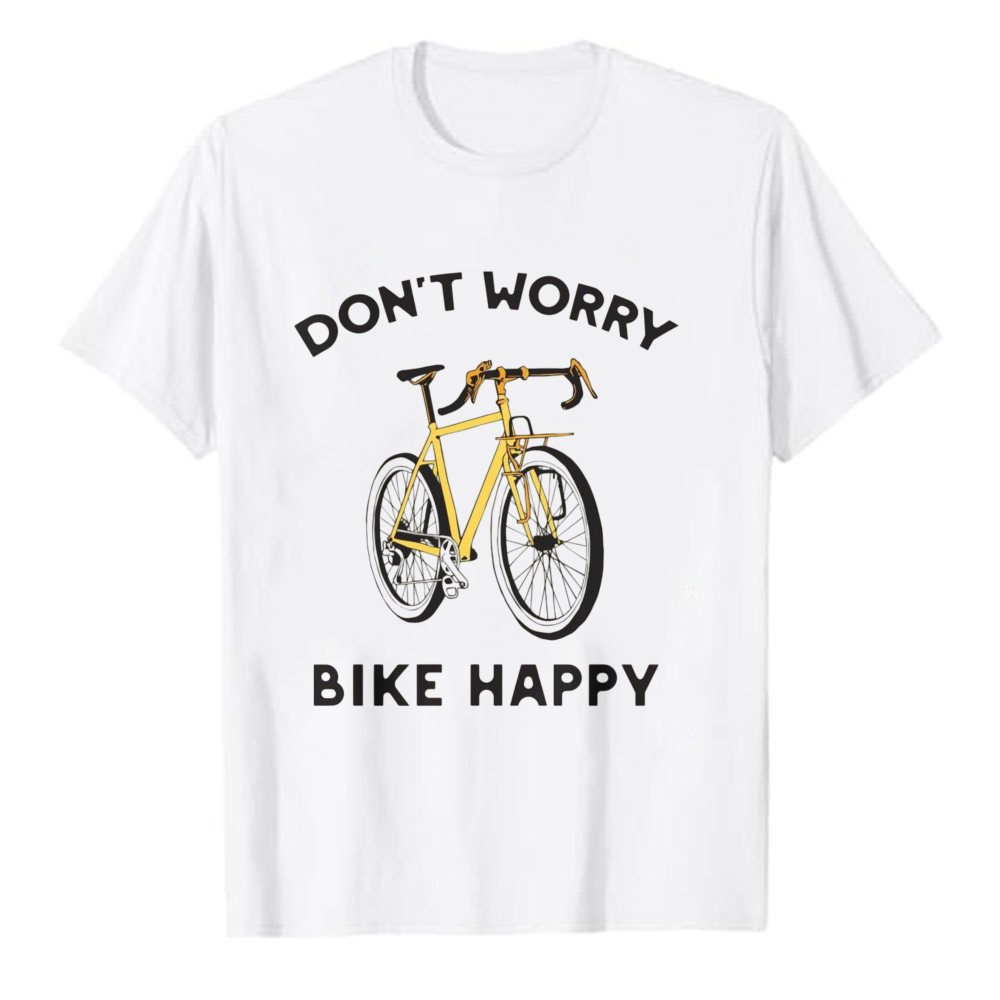 Cycling Commute Outfit - Camiseta Unissex de Algodão para Ciclismo