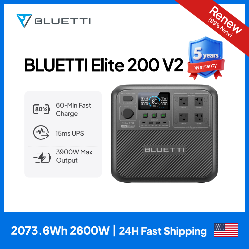 Usb Charger Dynamo - 【Renovado】Estação de Energia Portátil BLUETTI Elite