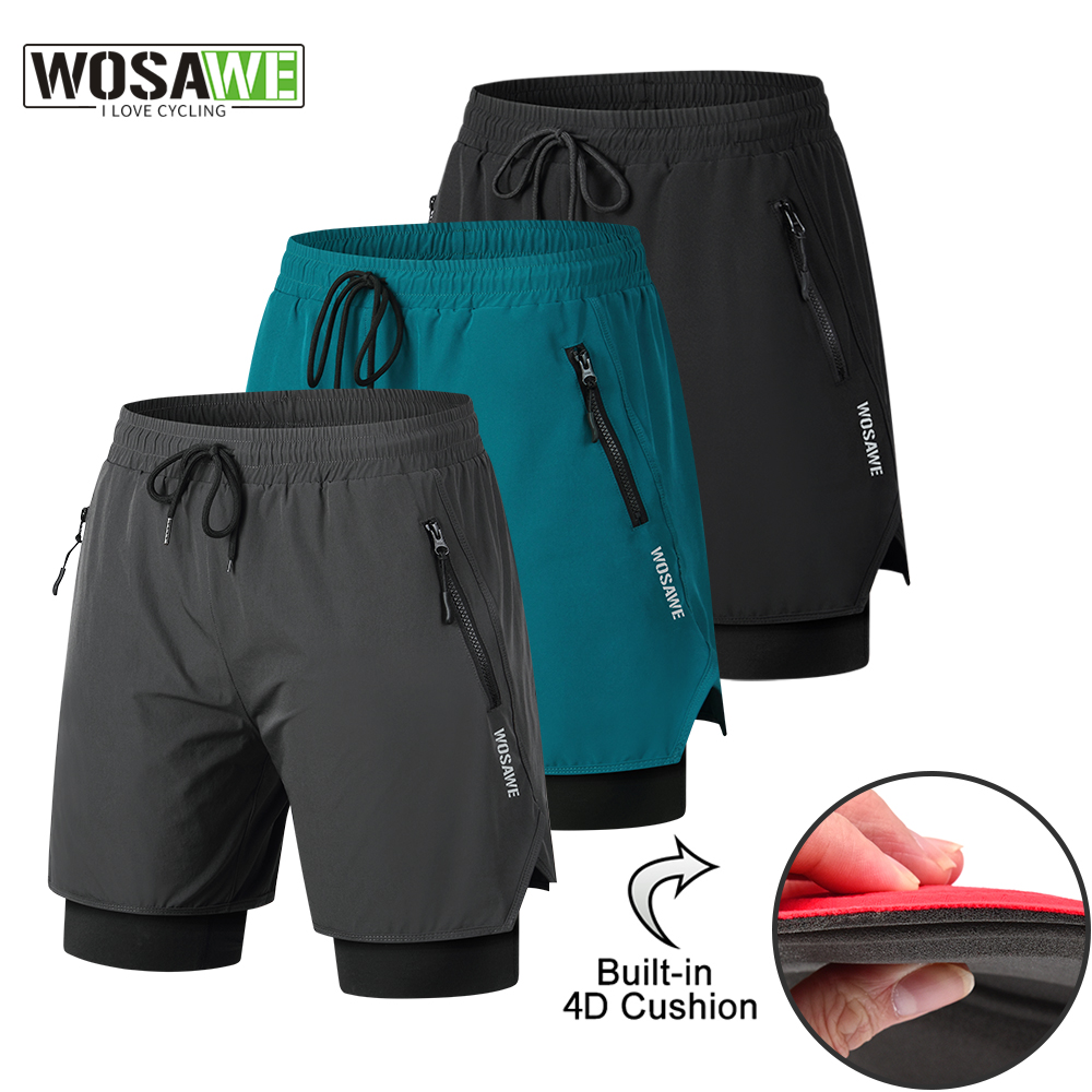 Cycling Commuter Trousers - Wosawe mtb shorts verão dos homens