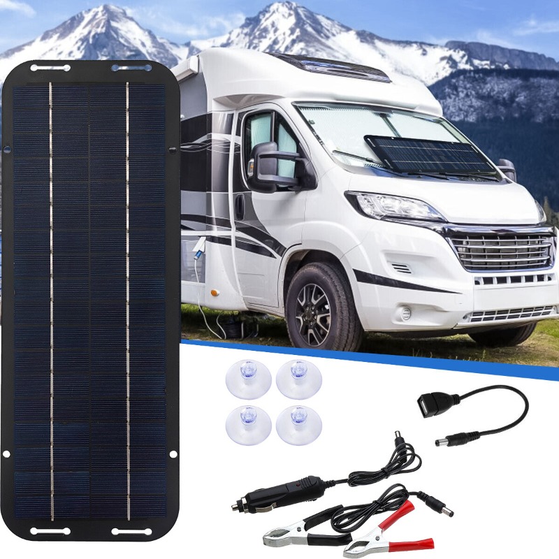 Kit de Painel Solar 12V IP65 à - Usb Charger Dynamo avaliação e preço