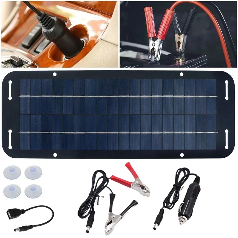 Kit de Painel Solar 12V IP65 à - Usb Charger Dynamo avaliação e preço