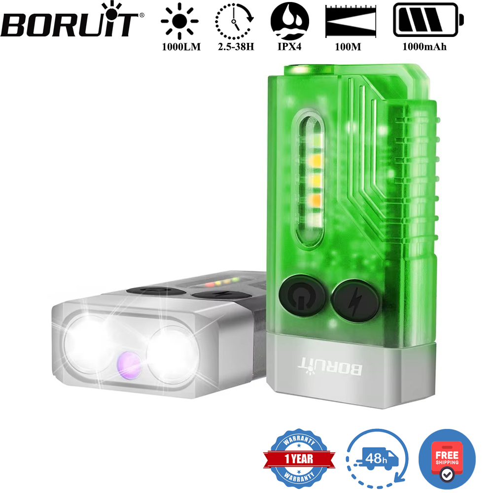 Boruit v10 chaveiro uv led edc - Cycling To Work avaliação e preço